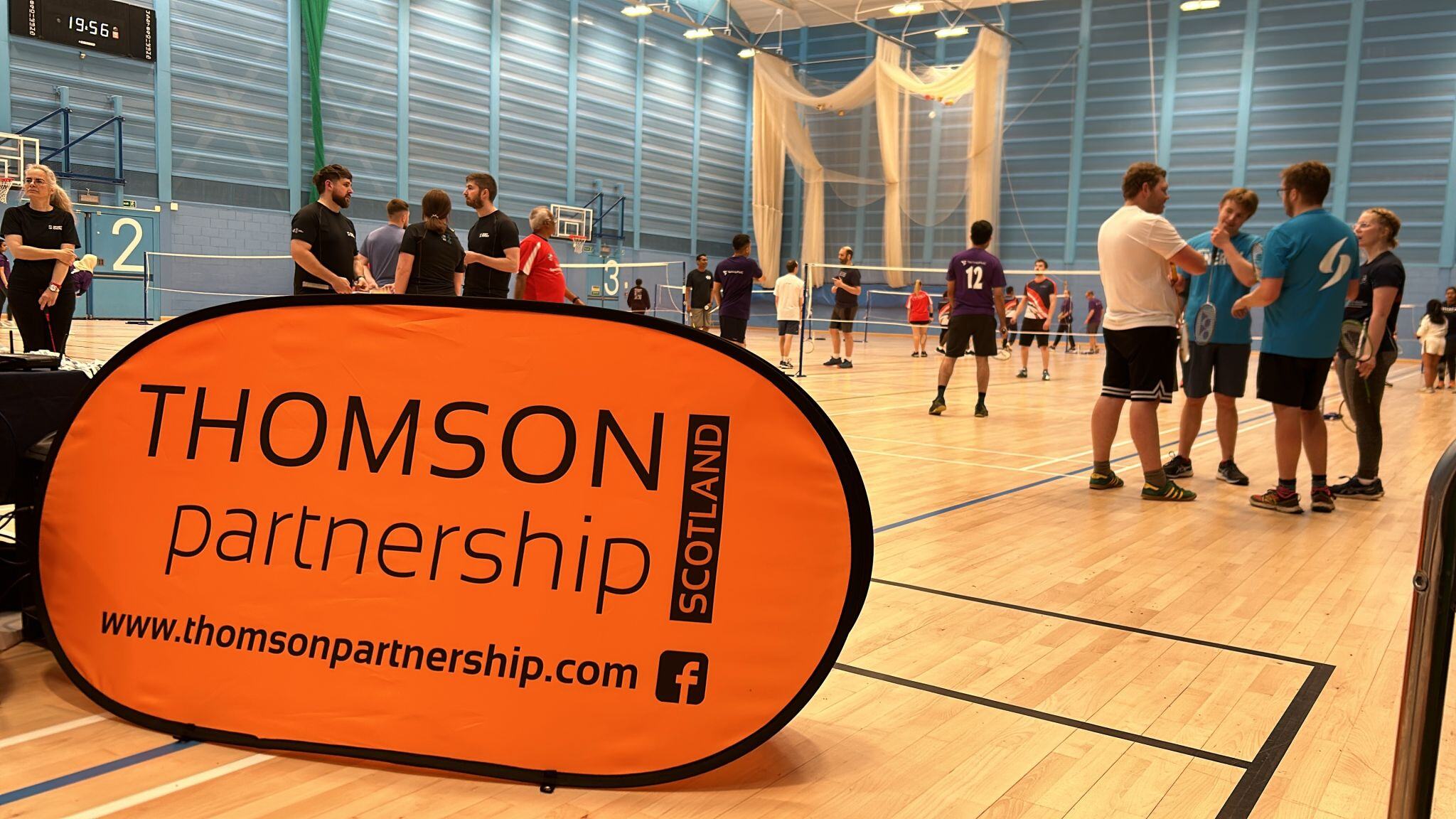 thomson partnership sports village badmint